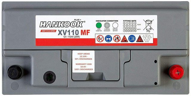Avis-Hankook-XV110-12V-110Ah-Batterie-Decharge-Lente